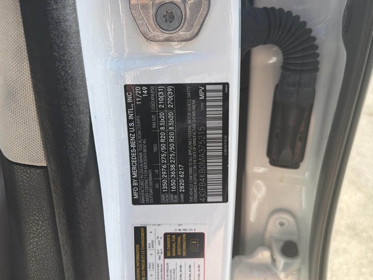 Mercedes-Benz GLE GLE 350 4MATIC SUV 2021