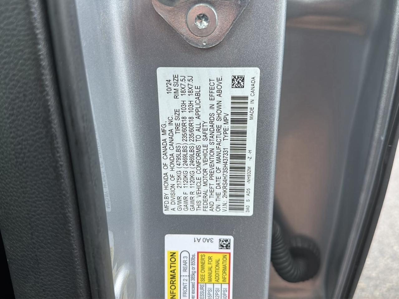 Honda CR-V EX-L AWD 2025