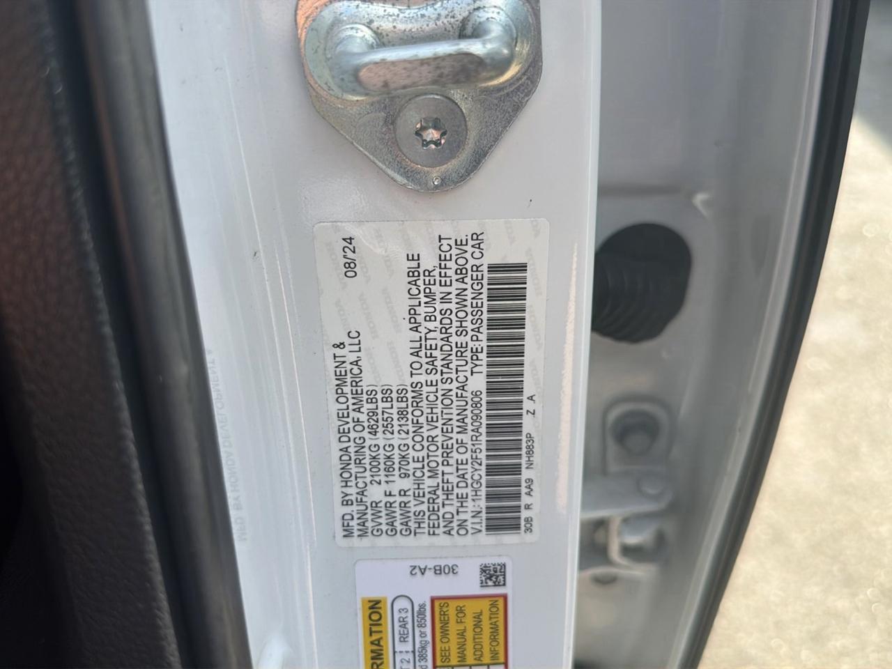 Honda Accord Hybrid Sport Sedan 2024