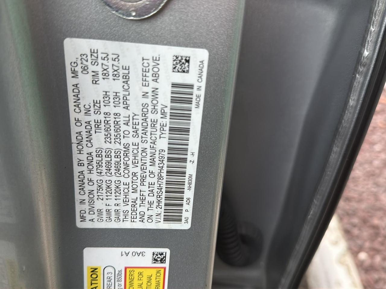 Honda CR-V EX-L AWD 2023