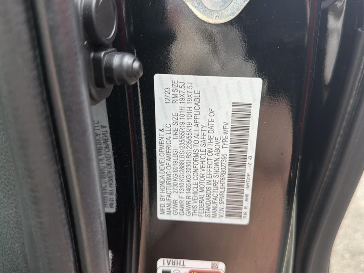 Honda Odyssey Sport Auto 2024
