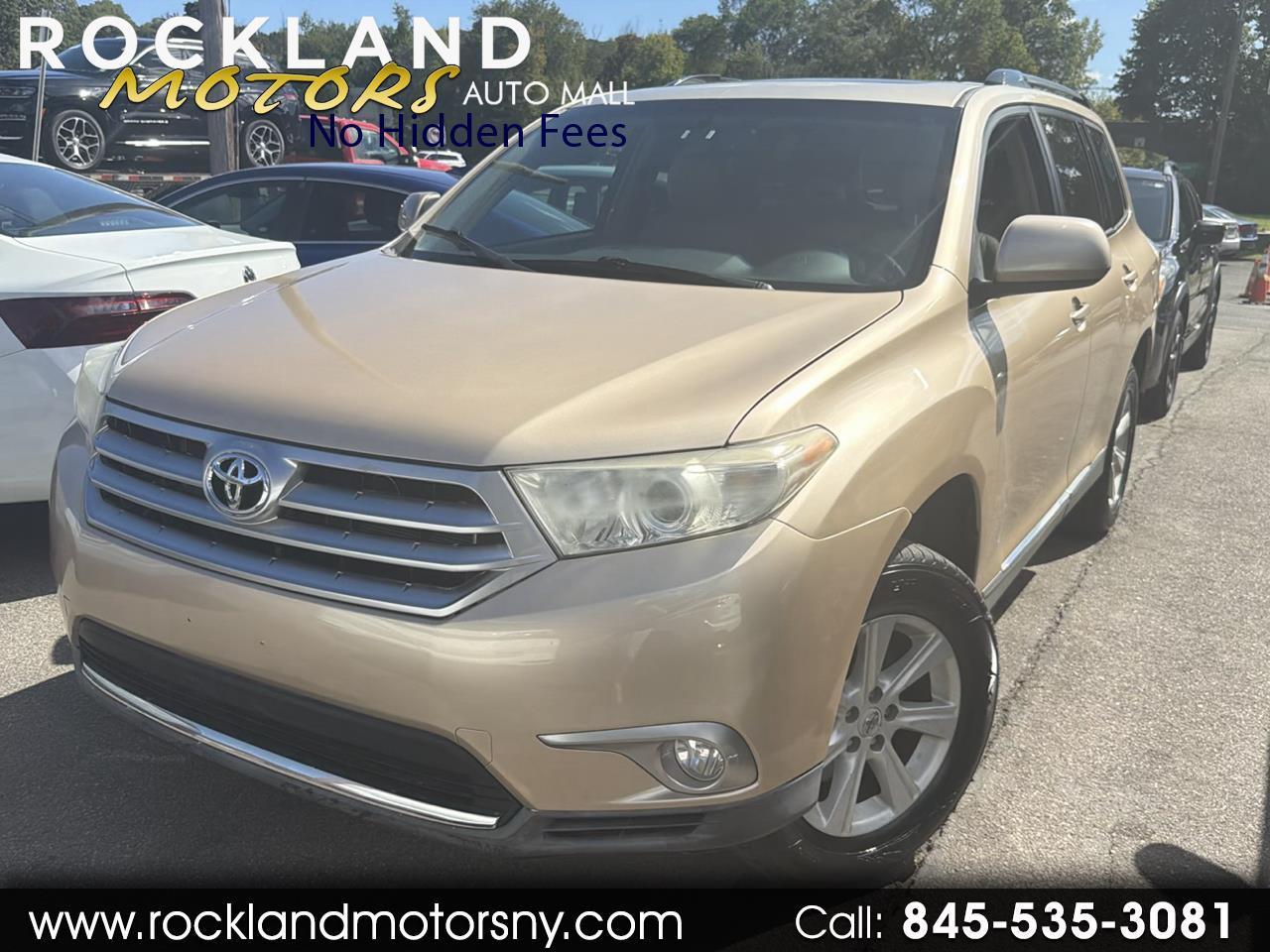 Toyota Highlander 4WD 4dr V6 (Natl) 2012