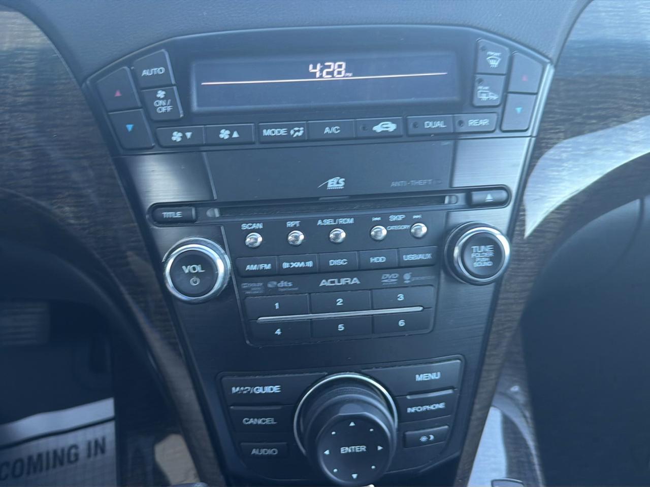 Acura MDX AWD 4dr Advance Pkg 2012