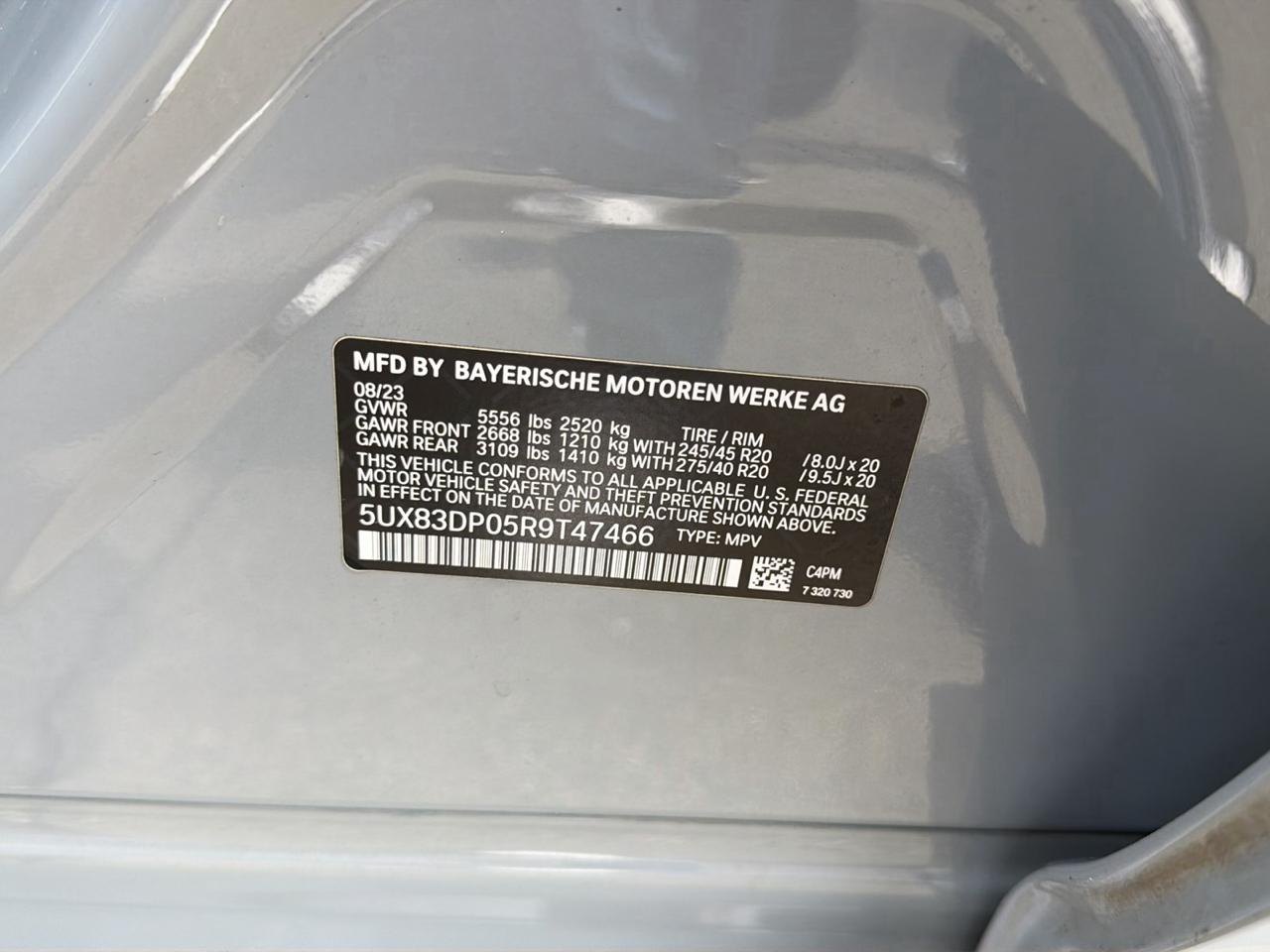 BMW X3 M40i Sports Activity Vehicle 2024