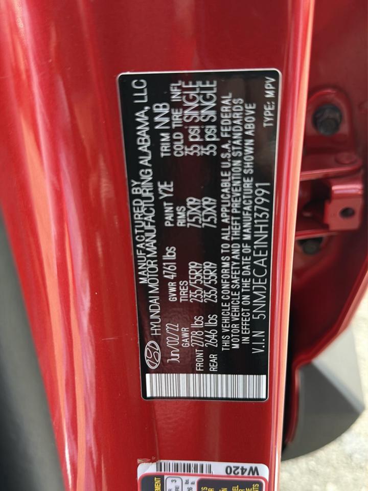 Hyundai Tucson Limited AWD 2022