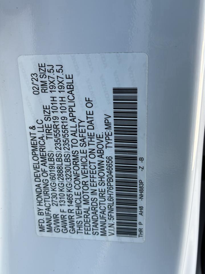 Honda Odyssey Sport Auto 2023
