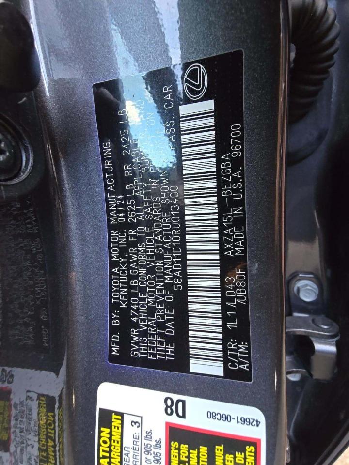 Lexus ES ES 250 AWD 2024