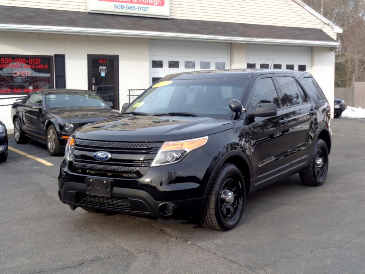 Used 2015 Ford Explorer Police AWD for Sale in W Bridgewater MA 02379 International Auto Sales