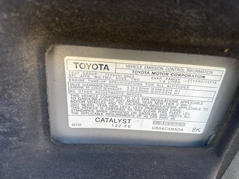 Toyota Corolla S 2007