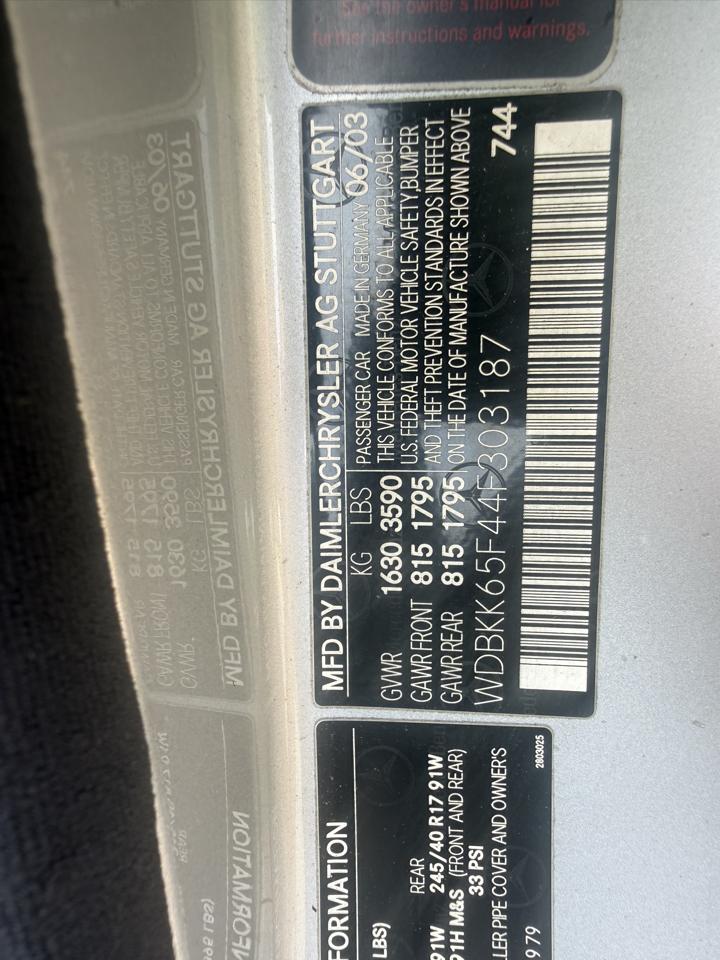 Mercedes-Benz SLK  2004