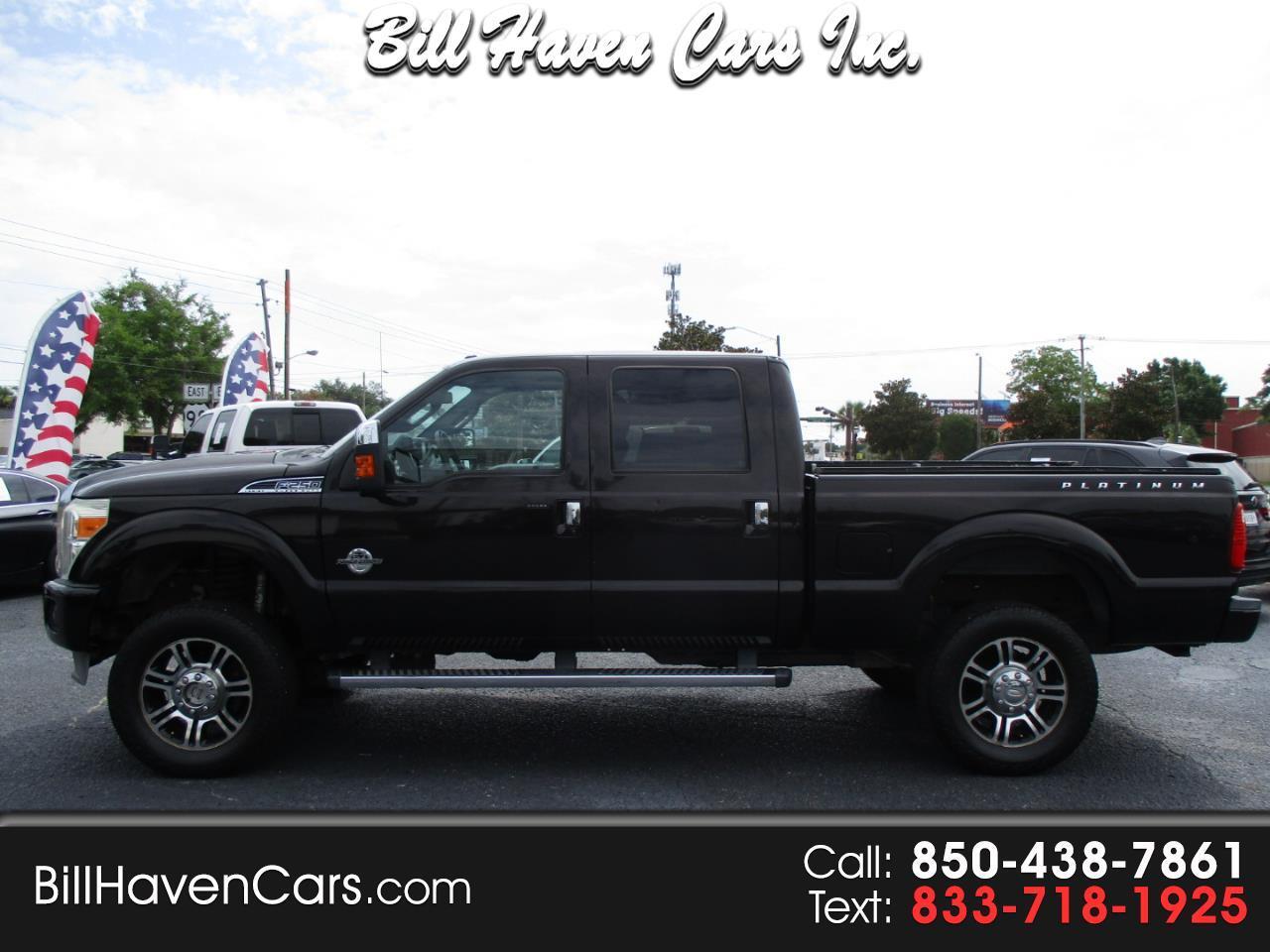 2014 Ford Super Duty F-250 SRW 4WD Crew Cab 156" Platinum
