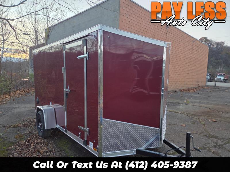 2026 US Cargo 6x12 Ramp, Aluminum Rims, D Rings