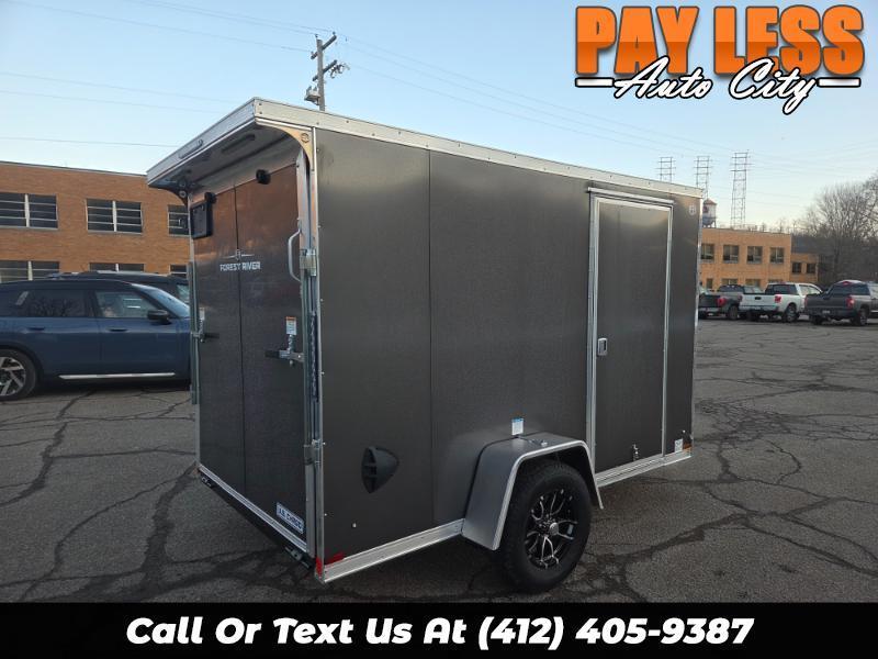 2026 US Cargo 6x10 Ramp, Aluminum Rims, Rear Spoiler