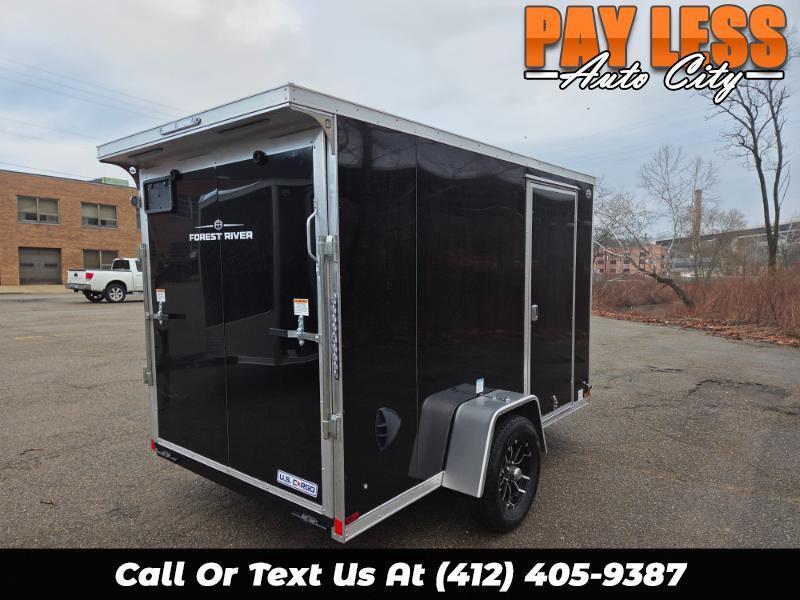 2026 US Cargo 6x10 Rear Spoiler, Ramp, Aluminum Rims