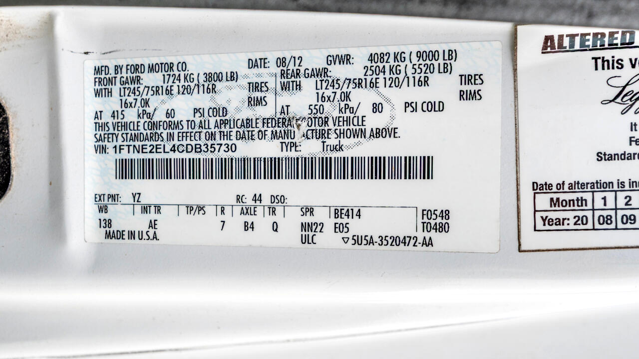 Ford Econoline E-250 2012 Ford Econoline E-250 2012