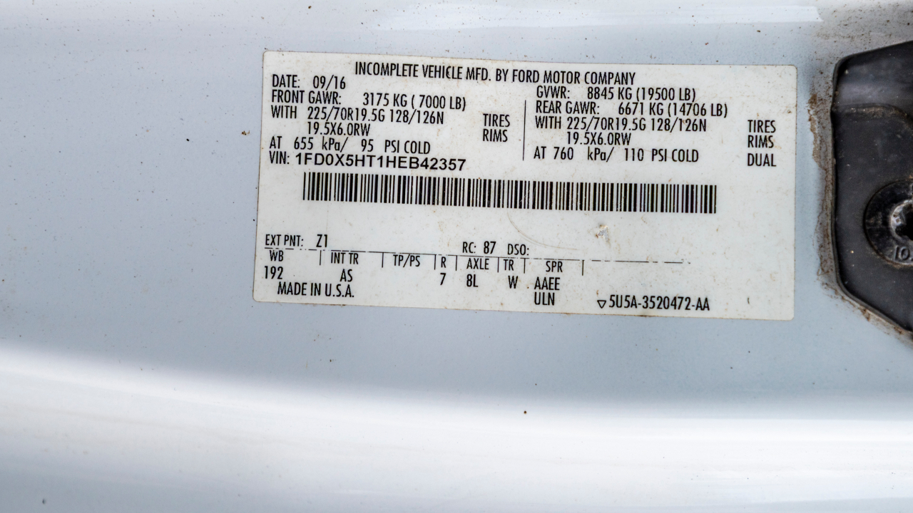 Ford F-550 SuperCab DRW 4WD 2017