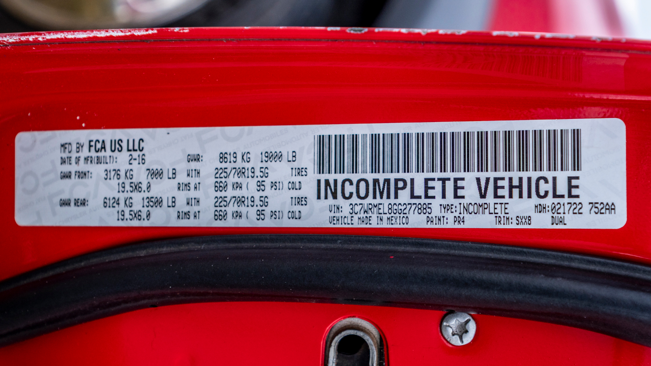 RAM 5500 Crew Cab SWB 2WD DRW 2016