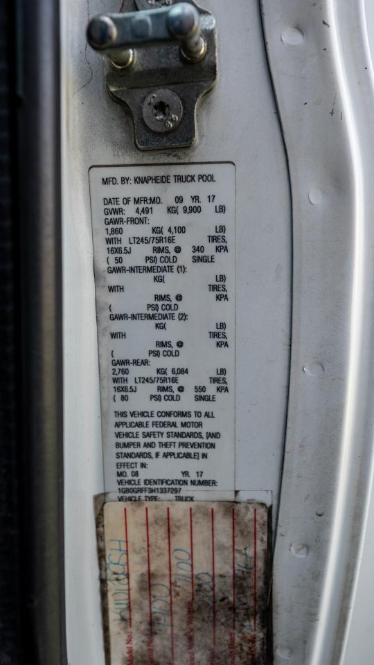 Chevrolet Express G3500 139" 2017