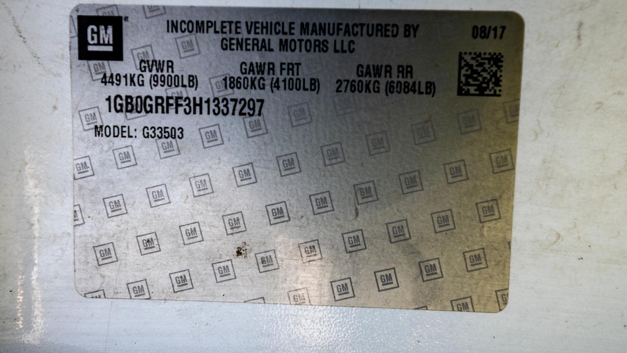 Chevrolet Express G3500 139" 2017