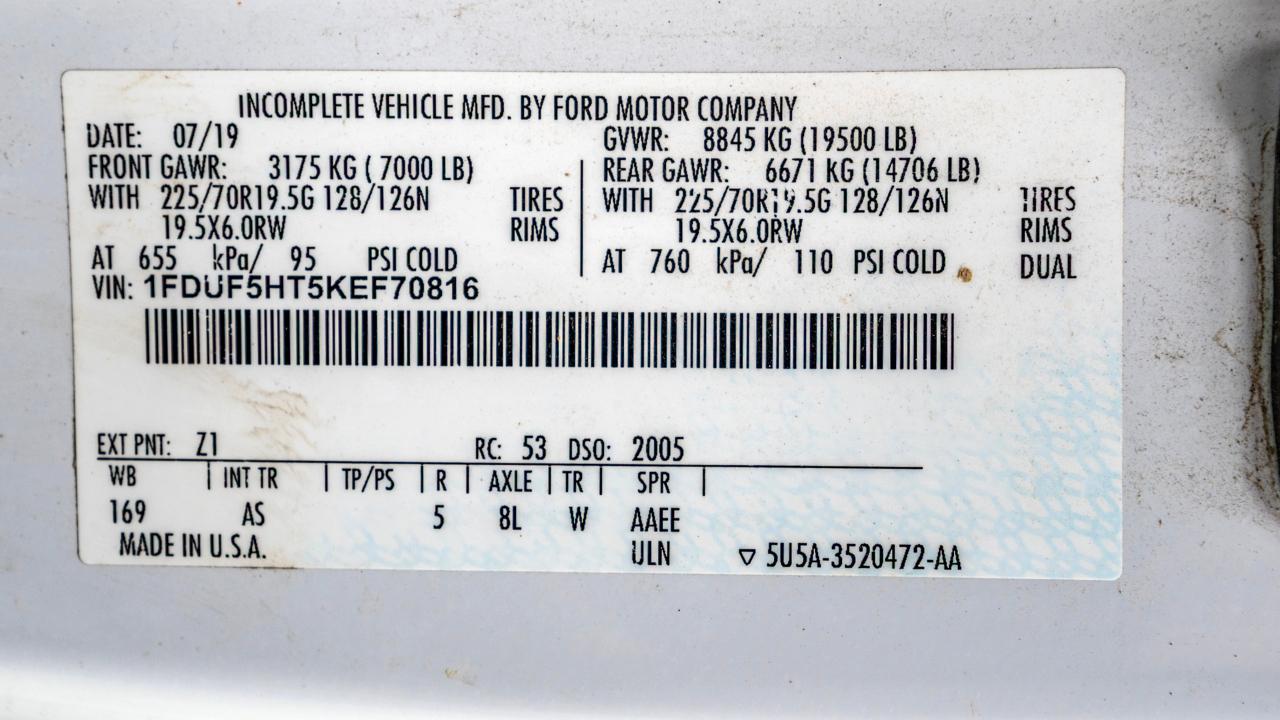 Ford F-550 Regular Cab DRW 4WD 2019