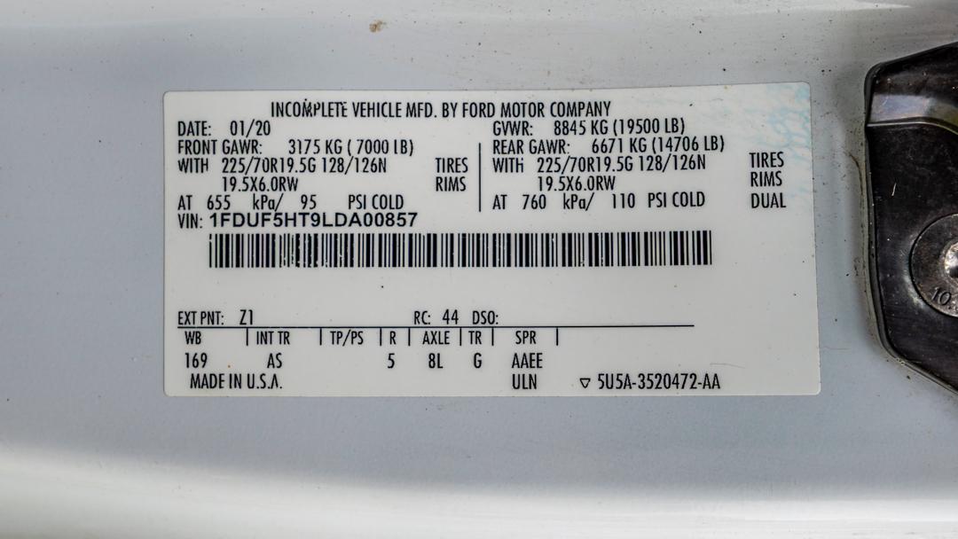 Ford F-550 Regular Cab DRW 4WD 2020