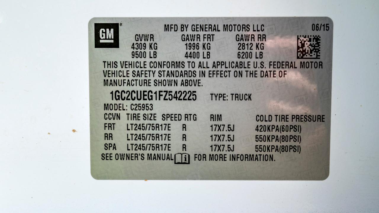Chevrolet Silverado 2500HD Work Truck Double Cab 2WD 2015