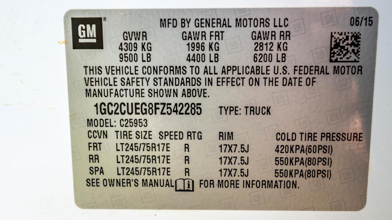 Chevrolet Silverado 2500HD Work Truck Double Cab 2WD 2015