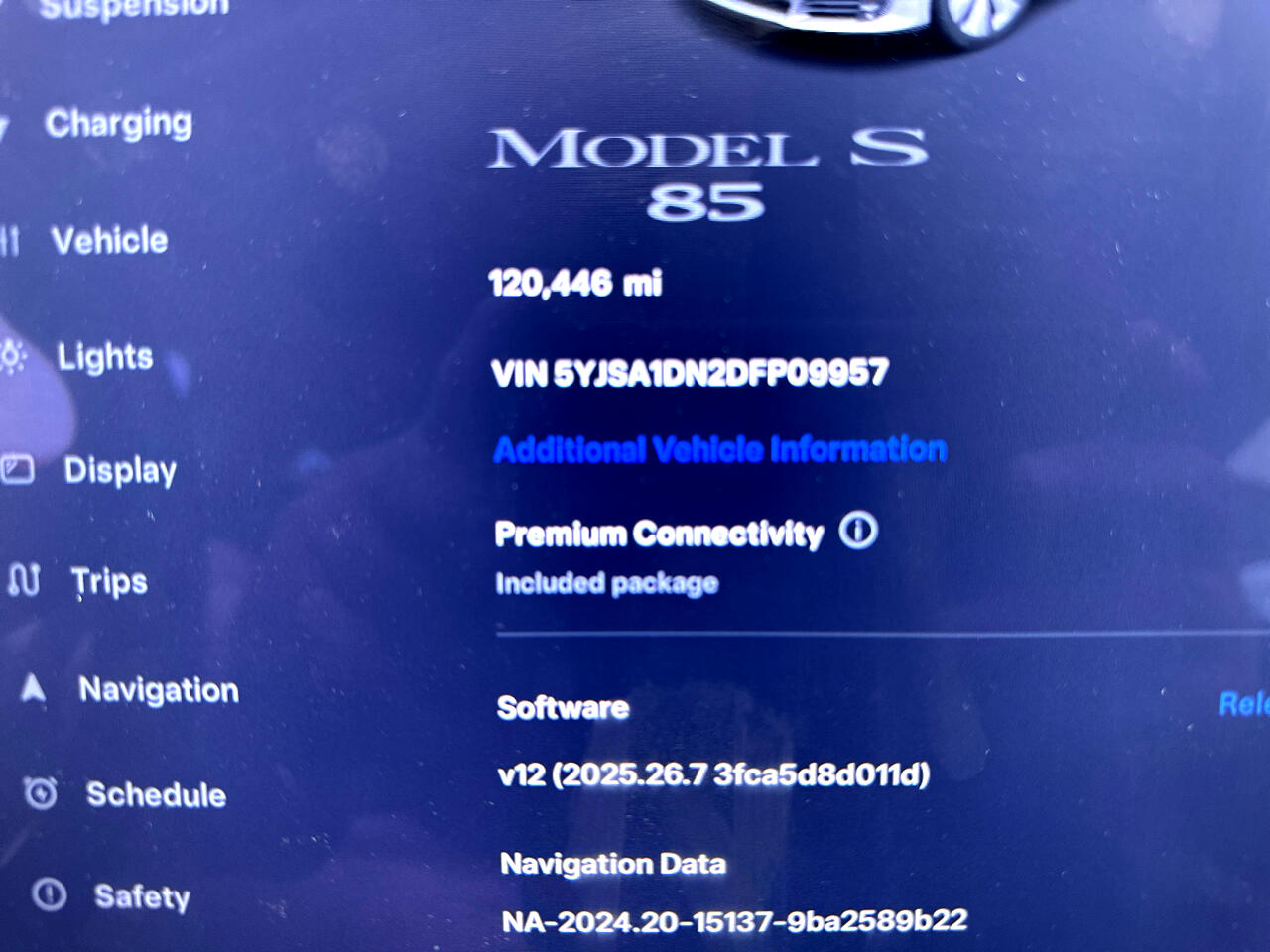 Tesla Model S Signature Performance 2013