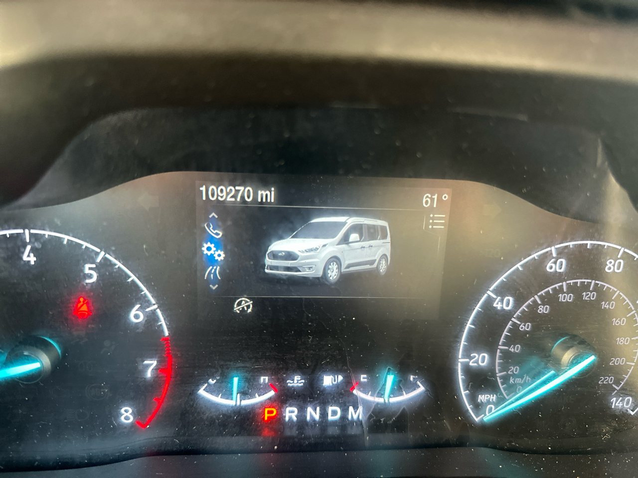 Ford Transit Connect Cargo Van XL LWB w/Rear 180 Degree Door 2020