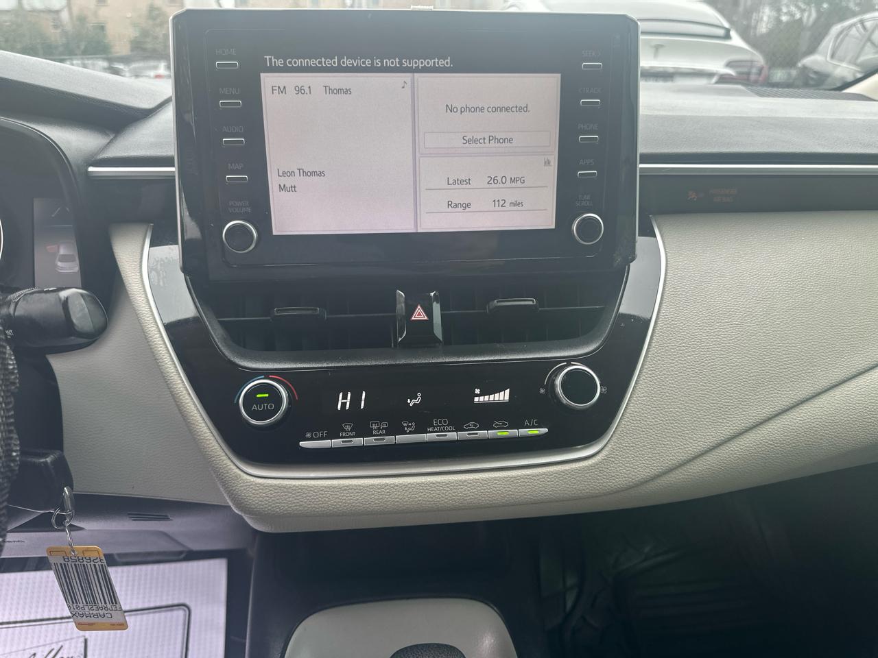 Toyota Corolla LE 2020