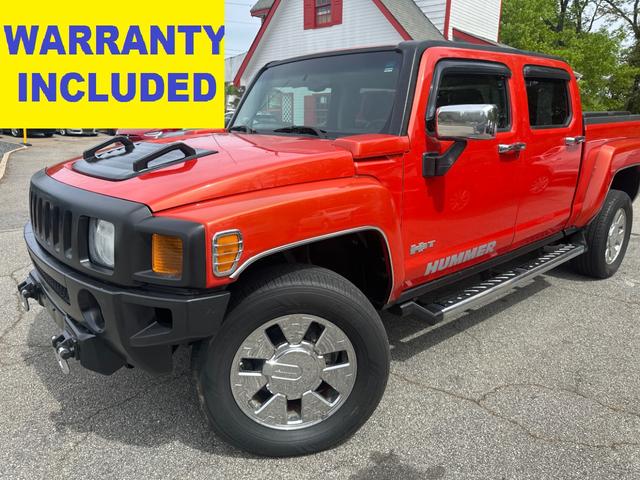Orange 2010 Hummer H3T Base Pickup Truck Four-Wheel Drive Automatic