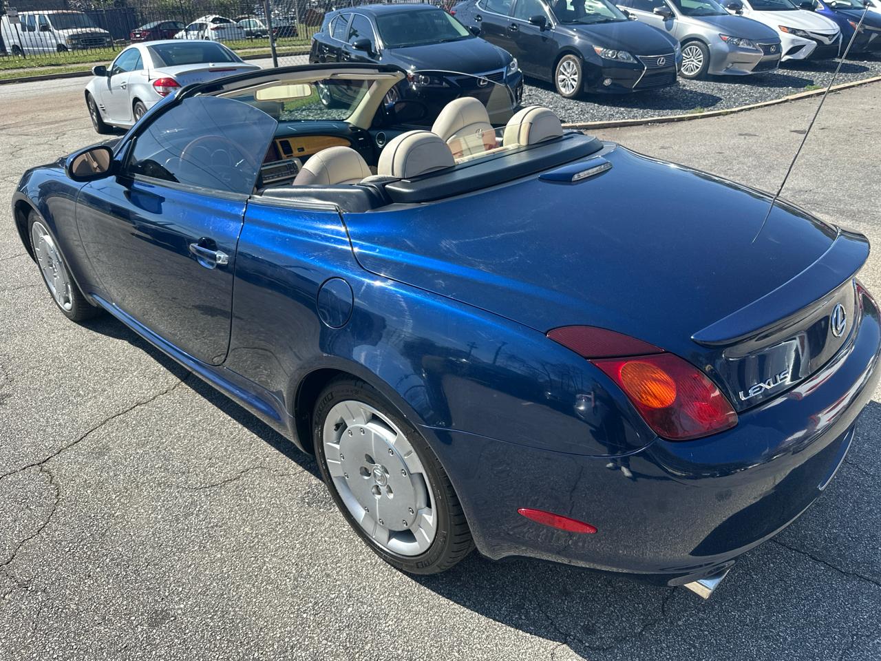 Lexus SC 430 Convertible 2002
