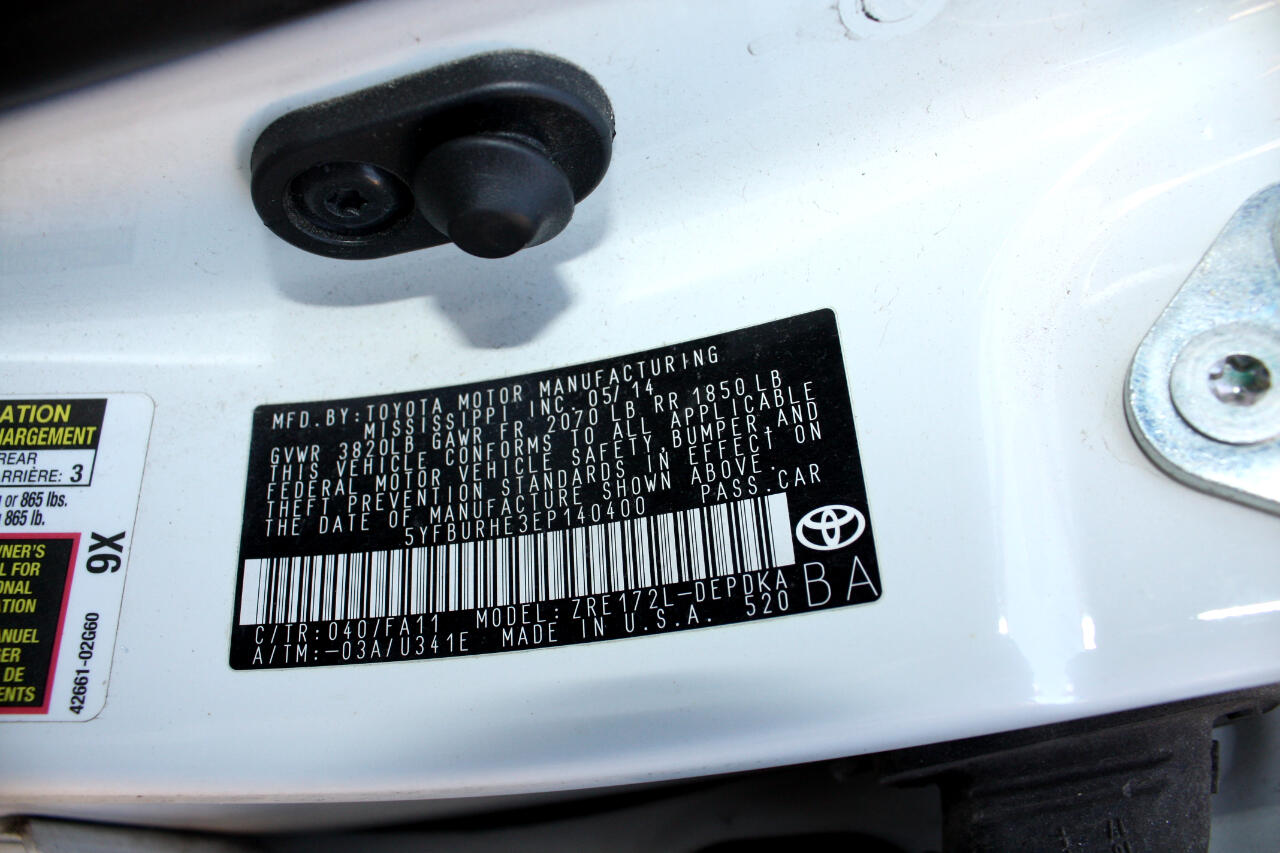 Toyota Corolla S Premium CVT 2014