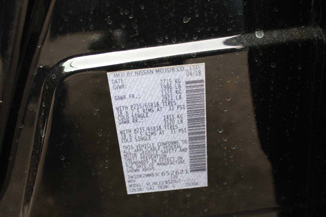 Nissan Pathfinder Platinum 4WD 2018