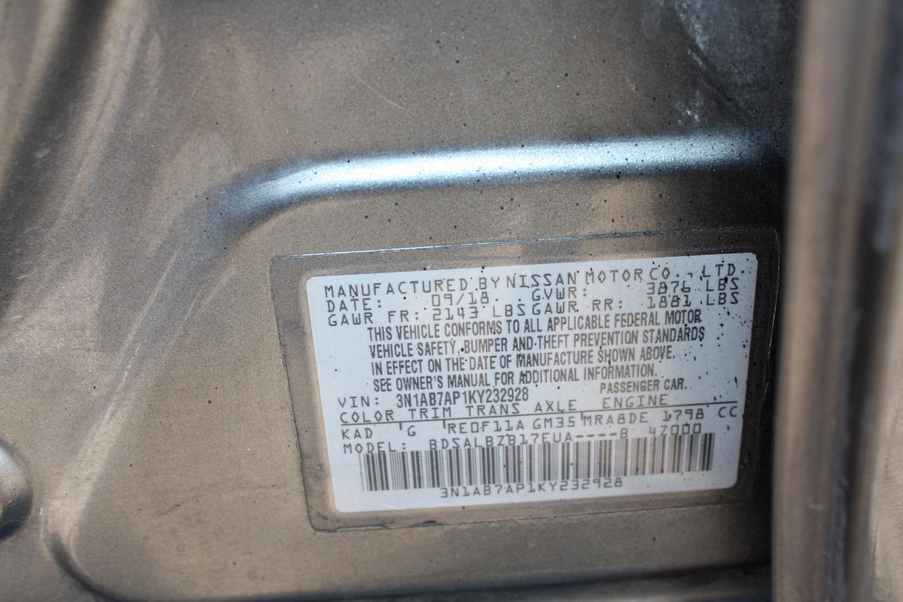 Nissan Sentra S CVT 2019