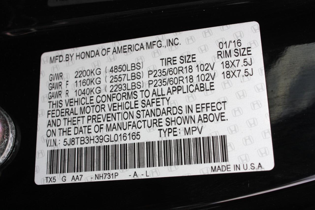 Acura RDX 6-Spd AT 2016