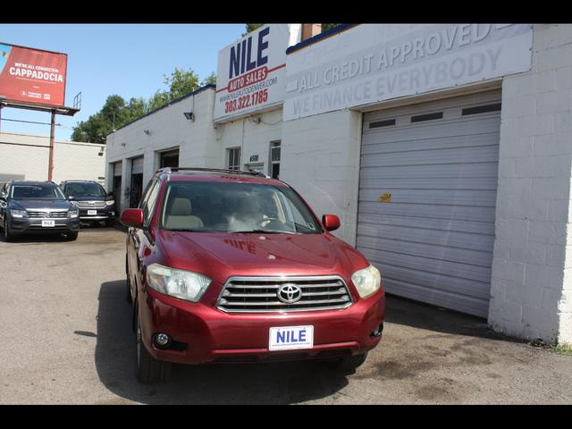Red 2008 Toyota Highlander Sport 4WD SUV / Crossover All-Wheel Drive Automatic