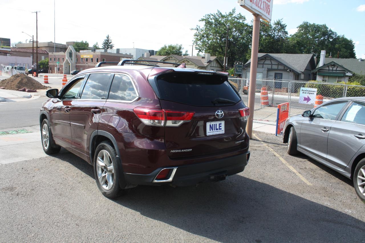 Toyota Highlander Limited AWD V6 2018