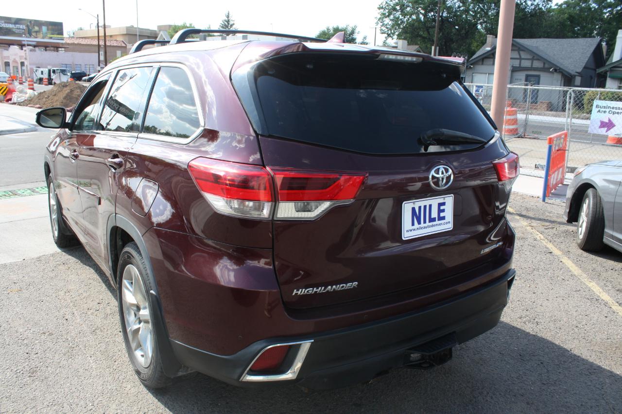 Toyota Highlander Limited AWD V6 2018