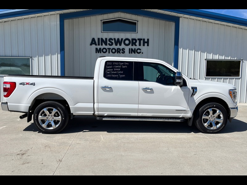 Used 2021 Ford F150 LARIAT 4WD SuperCrew 6.5' Box for Sale in Ainsworth NE 69210 Ainsworth Motors