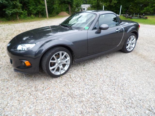 Gray 2014 Mazda MX-5 Miata Grand Touring Convertible Convertible Rear-Wheel Drive Automatic