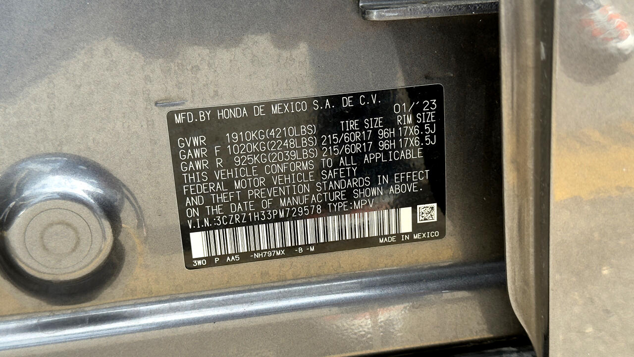 Honda HR-V LX 2WD CVT 2023