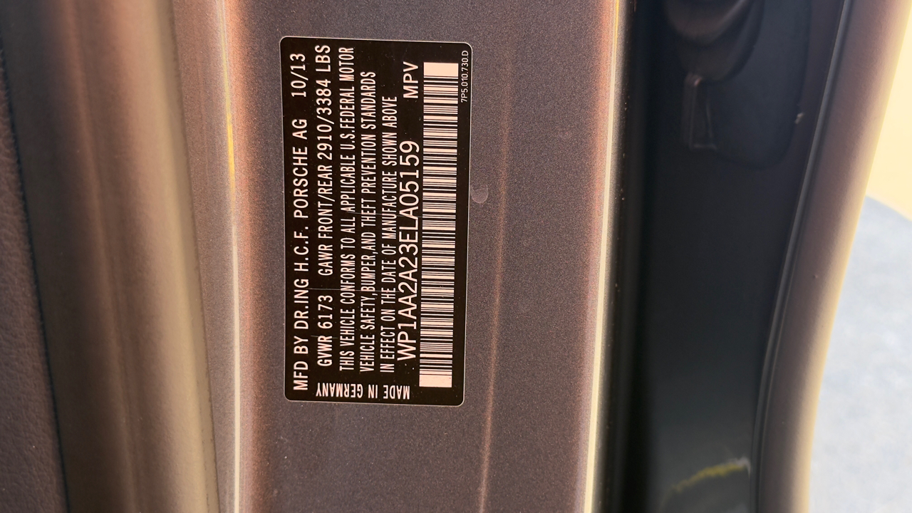 Porsche Cayenne AWD 4dr Manual 2014