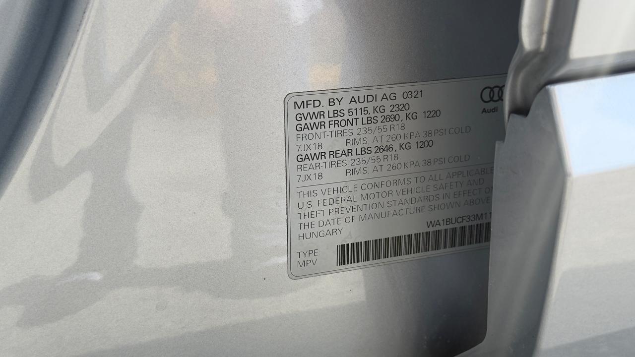 Audi Q3 Premium Plus 40 TFSI quattro 2021