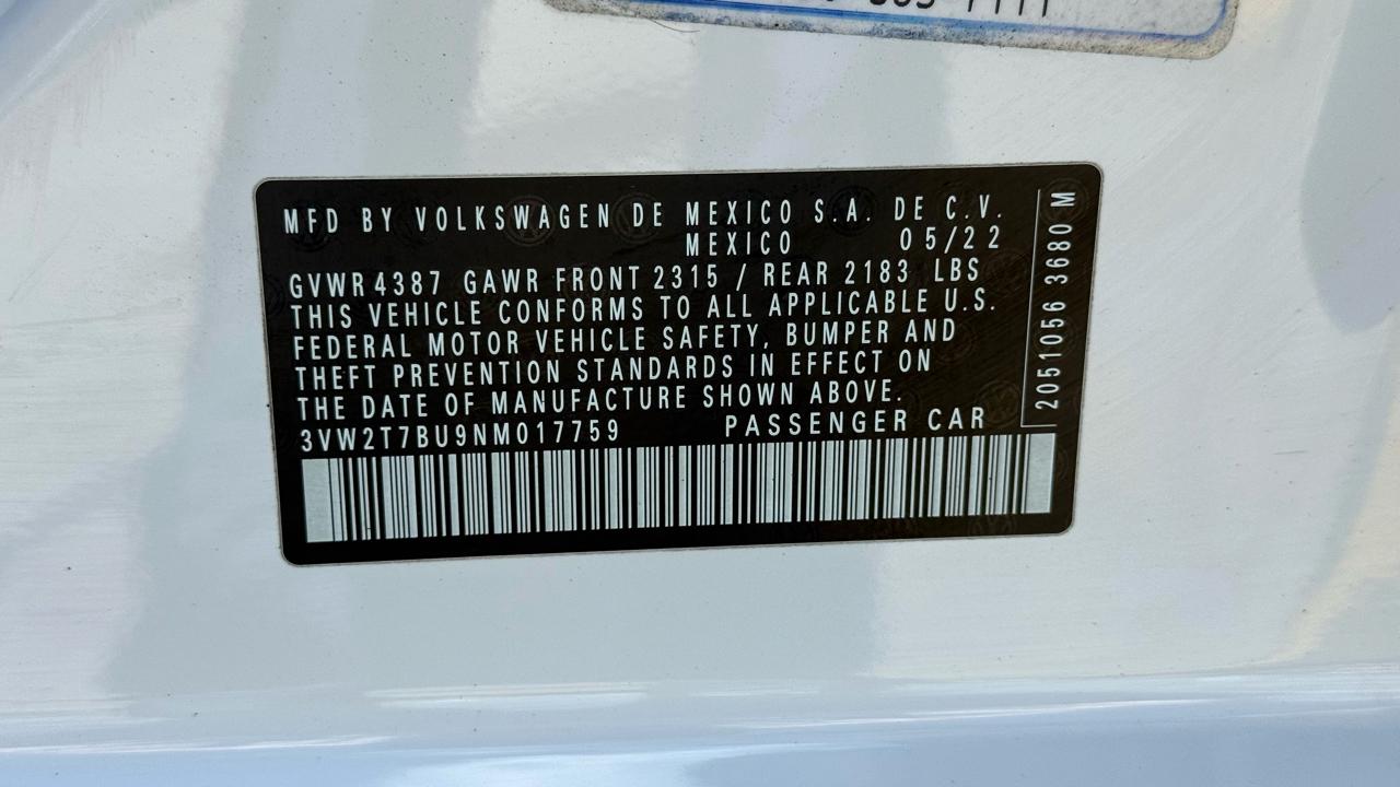 Volkswagen Jetta GLI Autobahn DSG 2022