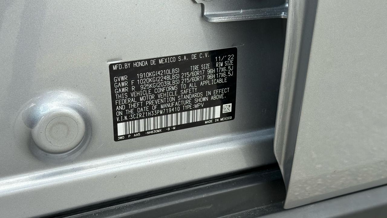 Honda HR-V LX 2WD CVT 2023