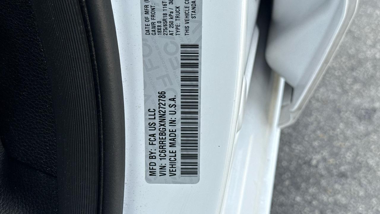 RAM 1500 Big Horn 4x2 Quad Cab 6'4" Box 2022