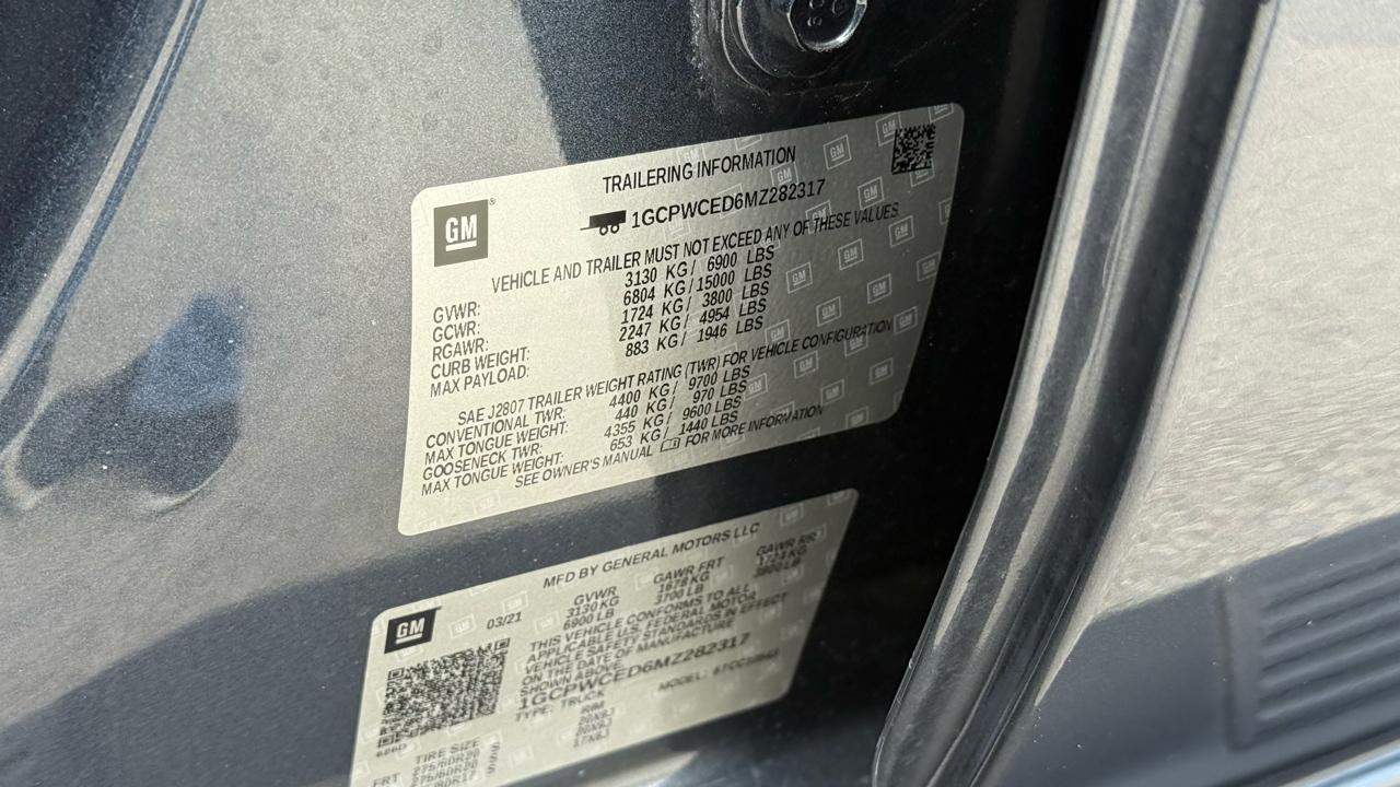 Chevrolet Silverado 1500 2WD Crew Cab 147" LT 2021