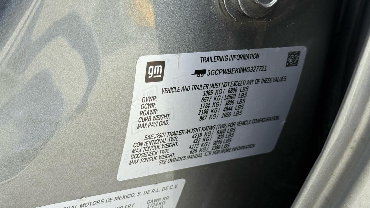 Chevrolet Silverado 1500 2WD Crew Cab 147" Custom 2021