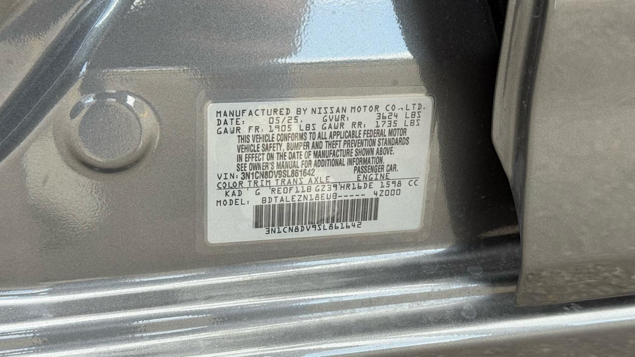 Nissan Versa S CVT 2025